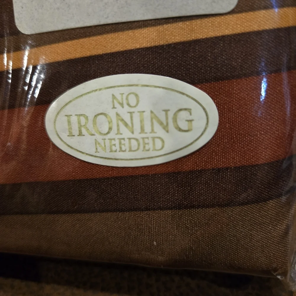 Madison Soft Touch *Queen* Microfiber Bedding Sheets - Brown/ Yellow Gold/ NEW!